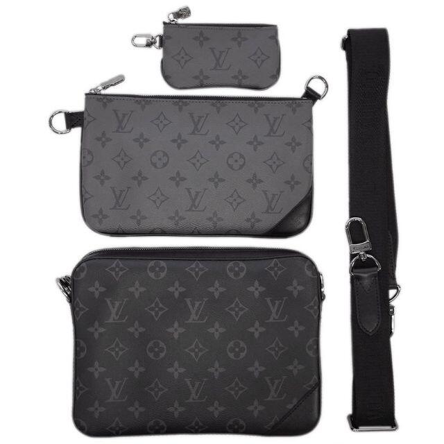 LOUIS VUITTON(ルイヴィトン)の【新品】ルイヴィトンM69443 モノグラム・エクリプス トリオ・メッセンジャー メンズのバッグ(ショルダーバッグ)の商品写真