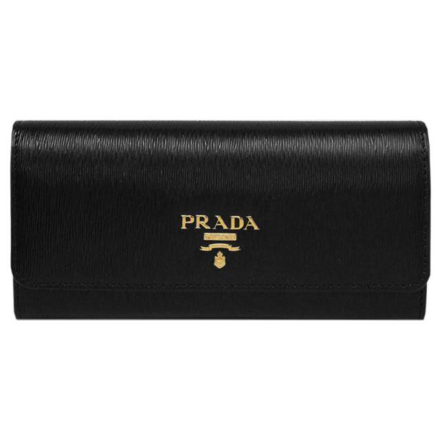 PRADA(プラダ)の【新品】プラダ 長財布 1MH132 ヴィテッロ ムーヴ ブラック+レッド レディースのファッション小物(財布)の商品写真