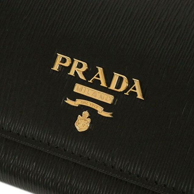 PRADA(プラダ)の【新品】プラダ 長財布 1MH132 ヴィテッロ ムーヴ ブラック+レッド レディースのファッション小物(財布)の商品写真