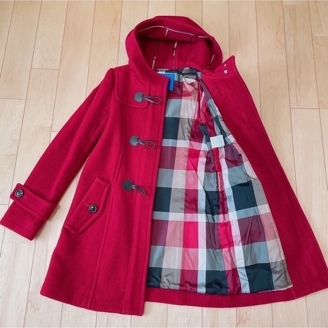 美品】♡ブルーレーベルクレストブリッジ♡ダッフルコート♡レッド