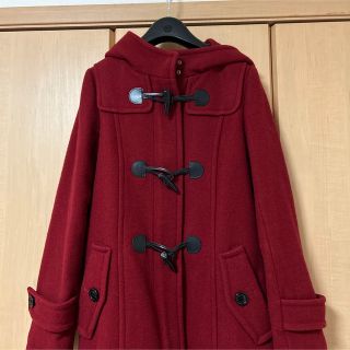 【美品】 ブルーレーベルクレストブリッジ ダッフルコート レッド
