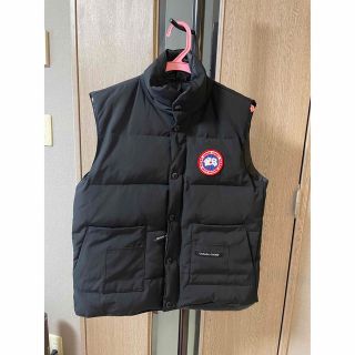 カナダグース(CANADA GOOSE)の【美品タグ、保存袋有】カナダグース　フリースタイルベスト　S(ダウンベスト)