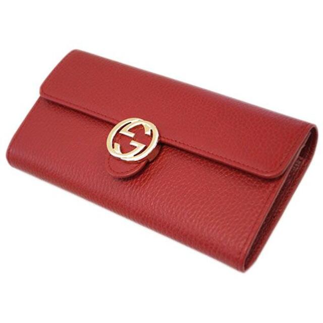 GUCCI インターロッキングG 二つ折り 長財布 レザー ブラック 615524