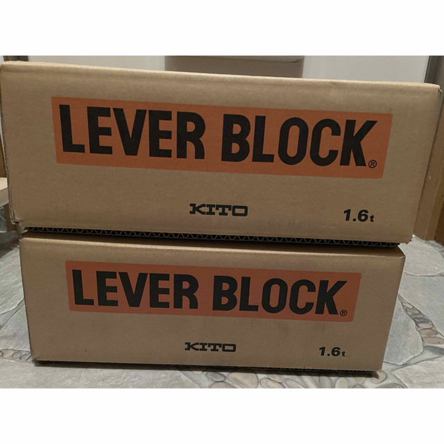 お歳暮 新品・未使用 キトー レバーブロック 1.6t 2台セット 工具