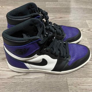 ナイキ(NIKE)のAIR JORDAN 1 RETRO HIGH OG COURT PURPLE(スニーカー)