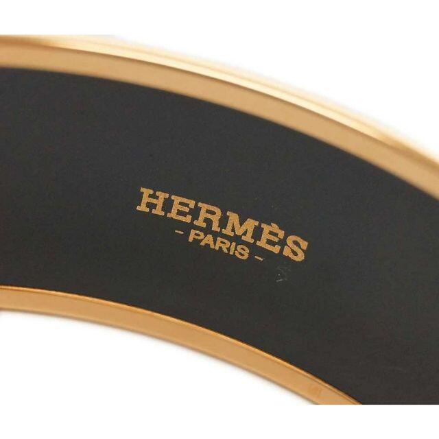 Hermes(エルメス)の【新品】エルメス ソルド バングル H111492F37 オレンジ/BK 70 レディースのアクセサリー(ブレスレット/バングル)の商品写真