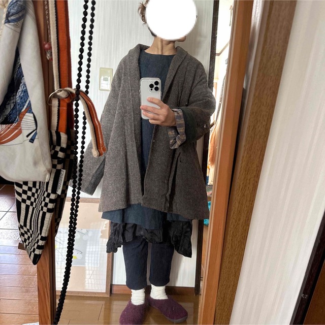 nest Robe(ネストローブ)のKhadi and Co HIMALAYAN WOOL COAT  ミドルコート レディースのジャケット/アウター(その他)の商品写真