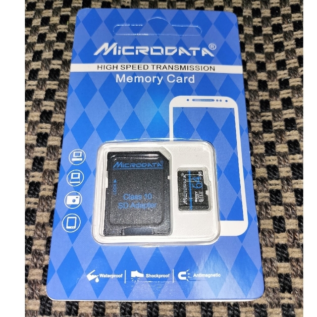 低高温対応☆microSDカード 64GB microSDXC  class10 スマホ/家電/カメラのスマートフォン/携帯電話(その他)の商品写真