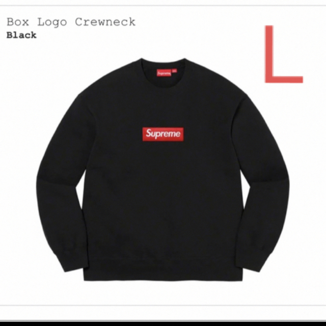 Supreme Box Logo Crewneck Blackスウェット