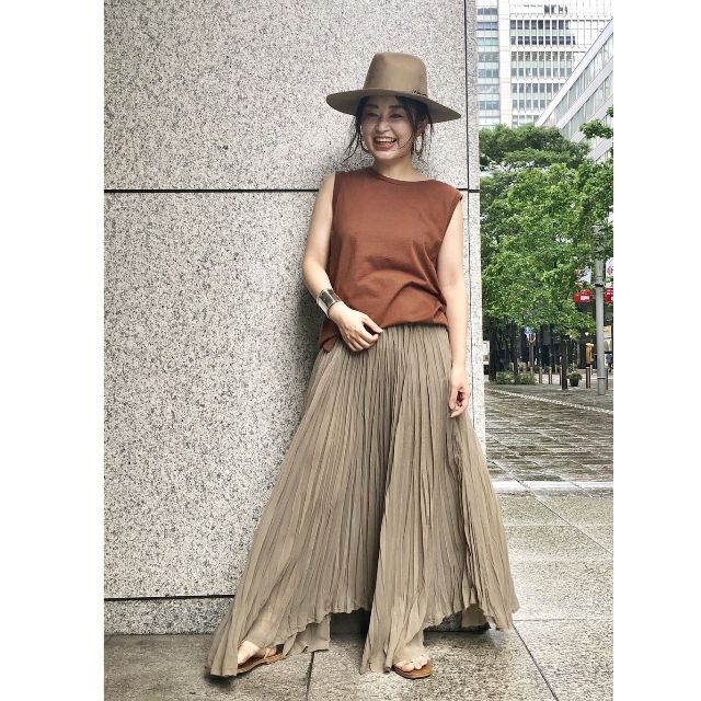 タグ付き新品◆ L'Appartement Pleats Skirt ベージュ