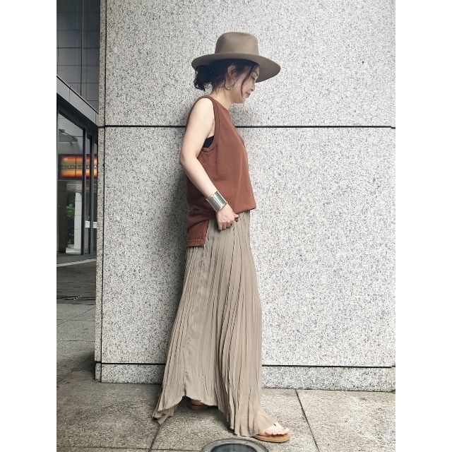 タグ付き新品◆ L'Appartement Pleats Skirt ベージュ