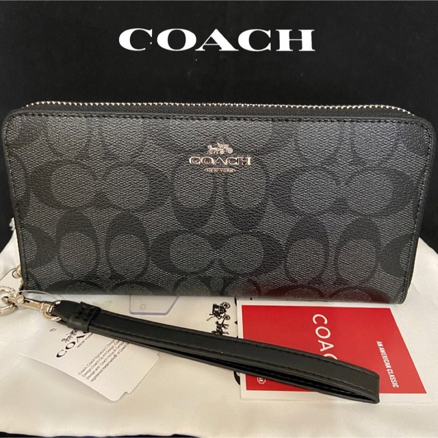 COACH コーチ長財布新商品ブラック