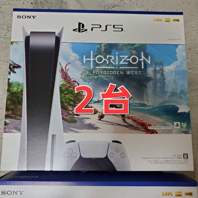 PS5 本体 Horizon Forbidden West 同梱版 ２台-