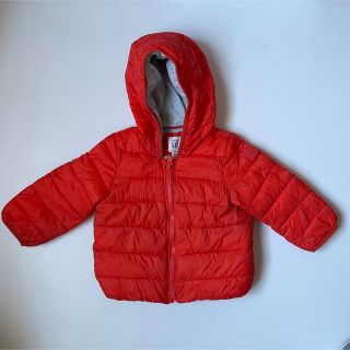 ギャップキッズ(GAP Kids)のGAP オレンジ　ダウン　80cm(ジャケット/コート)