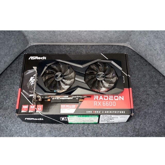 ASROCK AMD radeon rx6600 グラフィックボード