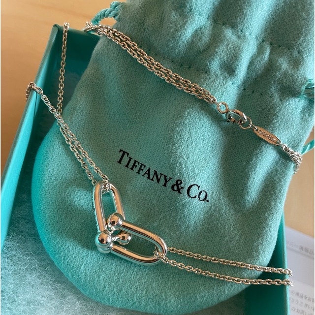 アクセサリーtiffany ダブルリングペンダント