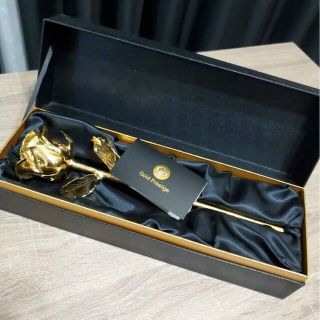 24K 24金 ゴールドローズ(金属工芸)