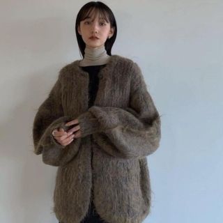 クラネ(CLANE)のMOHAIR SHAGGY CARDIGAN  CLANE クラネ(カーディガン)