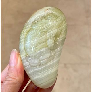 アフガンニスタンジェイド 貔貅 天然石彫刻 Afghanistan Jade