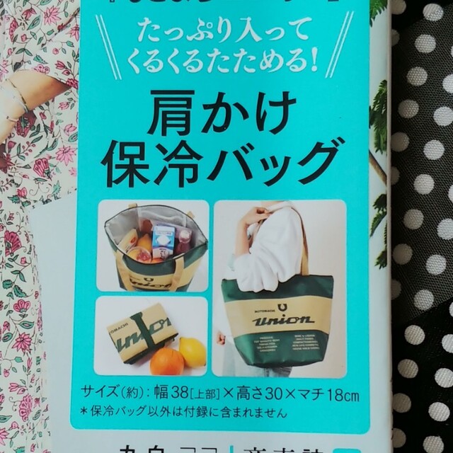 もとまちユニオン 肩かけ保冷バッグ 新品 素敵なあの人2021.08付録 レディースのバッグ(トートバッグ)の商品写真