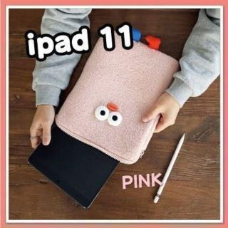 ⑧☆　iPad11　タブレットPC カバー　ポーチ　ブランチブラザー ピンク(タブレット)