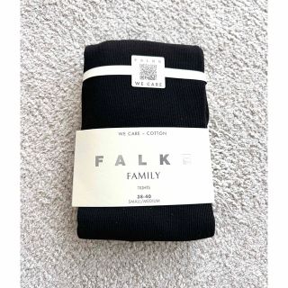 ドゥーズィエムクラス(DEUXIEME CLASSE)の新品 FALKE FAMILY ファルケ コットンタイツ ブラック Bshop(タイツ/ストッキング)