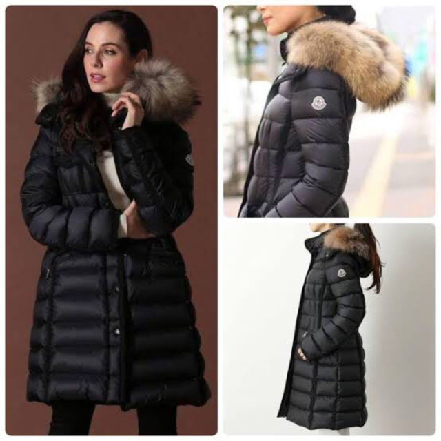 MONCLER(モンクレール)のモンクレール 正規品 HERMIFUR サイズ1 グレー レディースのジャケット/アウター(ダウンジャケット)の商品写真