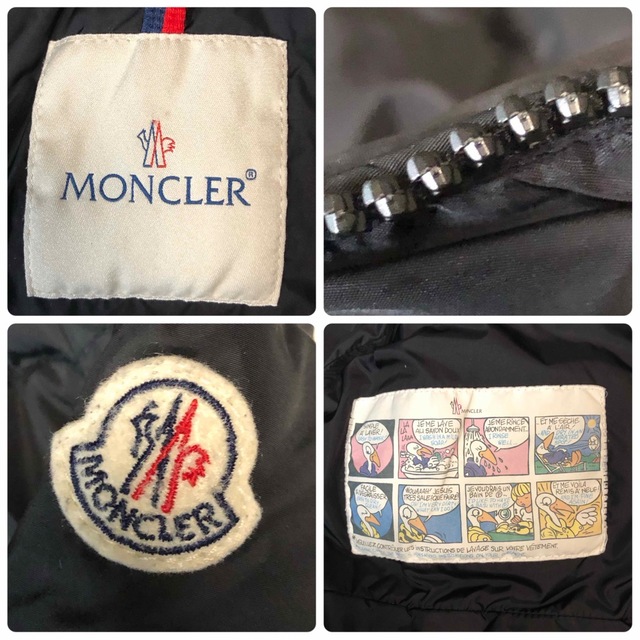 MONCLER(モンクレール)のモンクレール 正規品 PERVENCHE サイズ 2Y ブラック キッズ/ベビー/マタニティのキッズ服女の子用(90cm~)(ジャケット/上着)の商品写真