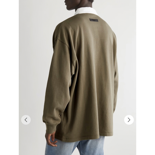 FEAR OF GOD(フィアオブゴッド)のFOG Essentials エッセンシャルズ ラガーシャツ ウッドブラウンXL メンズのトップス(Tシャツ/カットソー(七分/長袖))の商品写真