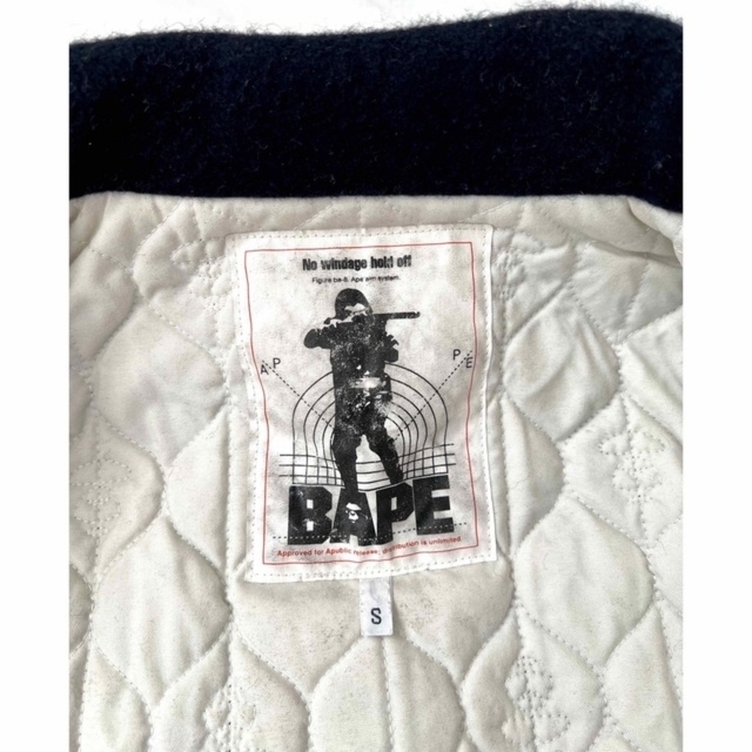 A BATHING APE - Bapeヴィンテージメルトンジャケットスチャダラパー