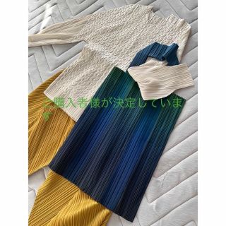 【美品】Pleats Please プリーツプリーズ ミニトートバッグ 総柄