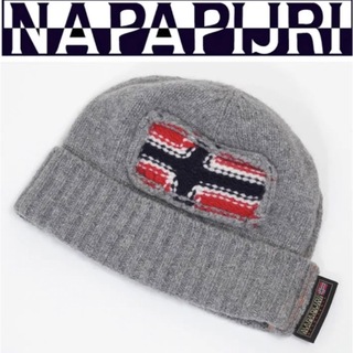 ナパピリ(NAPAPIJRI)の【新品】NAPAPIJRI(ナパピリ ニット)帽、ビーニー(ニット帽/ビーニー)