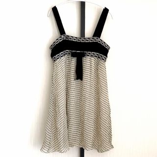 sass＆bide - sass&bide サス&バイド　美品　ドットチュニックワンピース　ホワイト