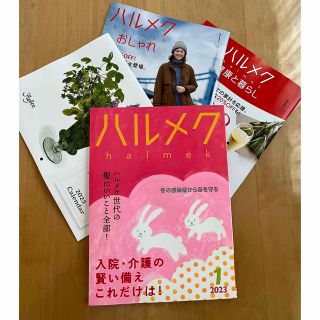 ハルメク　1月号　2023年　カレンダー付き(生活/健康)