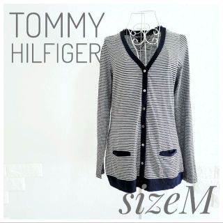 トミーヒルフィガー(TOMMY HILFIGER)のTOMMYHILFIGER トミーヒルフィガー ボーダー コットン カーディガン(カーディガン)