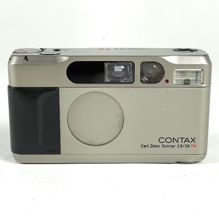 コンタックス T2 チタンシルバー ［ジャンク品］ 中古(フィルムカメラ)