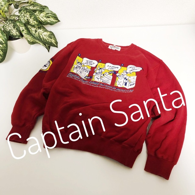 CAPTAIN SANTA(キャプテンサンタ)のCaptain Santa 90s  ロゴプリント スウェット トレーナー レディースのトップス(トレーナー/スウェット)の商品写真