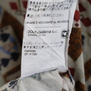 DOLCE&GABBANA - ドルチェアンドガッバーナ イタリア製 トランプ柄