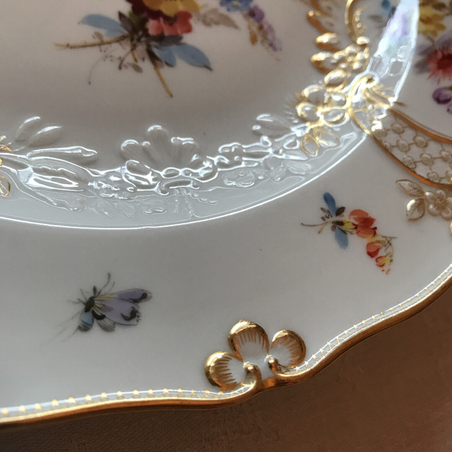 ☆御参考 Meissen 古マイセン/フラワーブーケ「ノイマルセイユの花