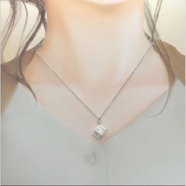 美品】TIFFANYu0026Co. アトラス ロック キューブ ネックレス-