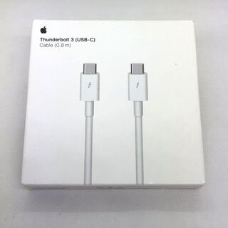アップル(Apple)のApple Thunderbolt 3（USB-C） ケーブル  0.8 m(ケーブル)