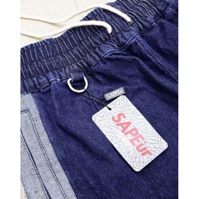 配送員設置 SAPEur DENIM TRACK PANTS M サイズ fawe.org