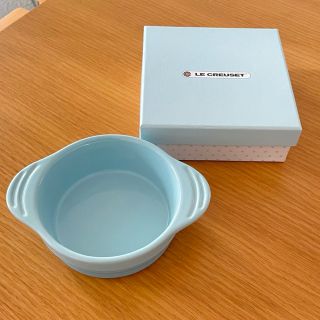 ルクルーゼ(LE CREUSET)のル・クルーゼ　ベビーディッシュ　ブルー(食器)