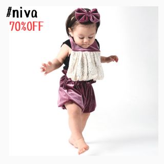 トッカ(TOCCA)の★新品未使用タグ付き★niva＊ギフトセット（ブルマ・スタイ・ヘアバンド）(ベビースタイ/よだれかけ)