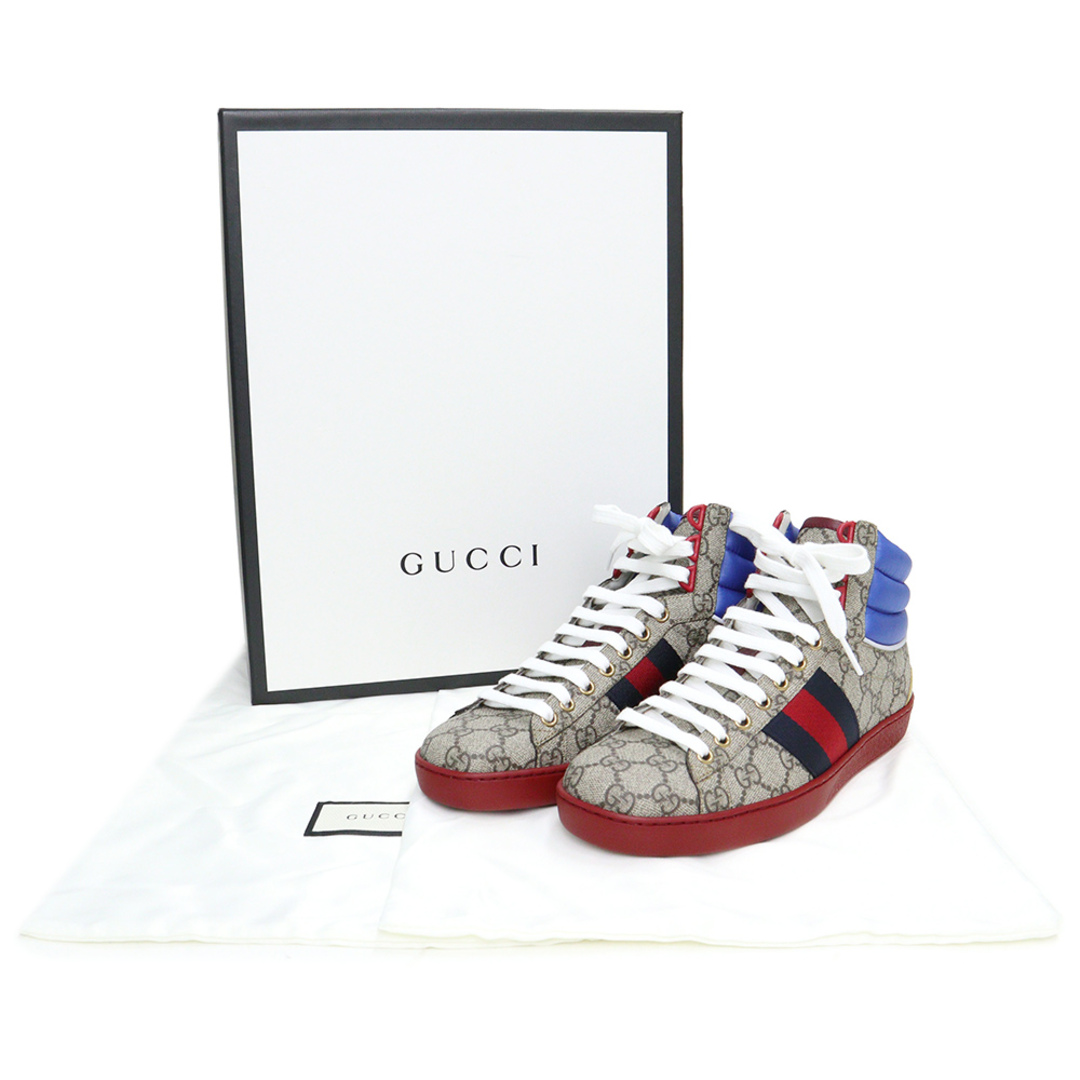 Gucci - グッチ エース ハイトップ スニーカー ハイカット 靴 5 24cm