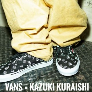 ヴァンズ(VANS)の最値!新品!倉石×バンズ オーセンティック高級キャンバス スニーカー 26.5(スニーカー)