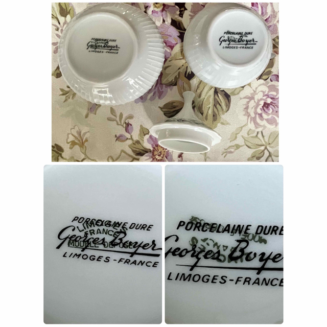 カップ&ソーサー リモージュ ジョルジュボワイエ LIMOGES カップ&ソーサー リモージュ ジョルジュボワイエ LIMOGES