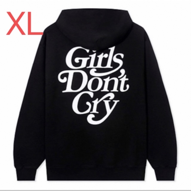 Girls Don't Cry Logo Hoodie Black XL