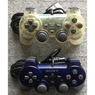 プレイステーション2(PlayStation2)のPS2 コントローラー ミッドナイトブルーのみ(家庭用ゲーム機本体)