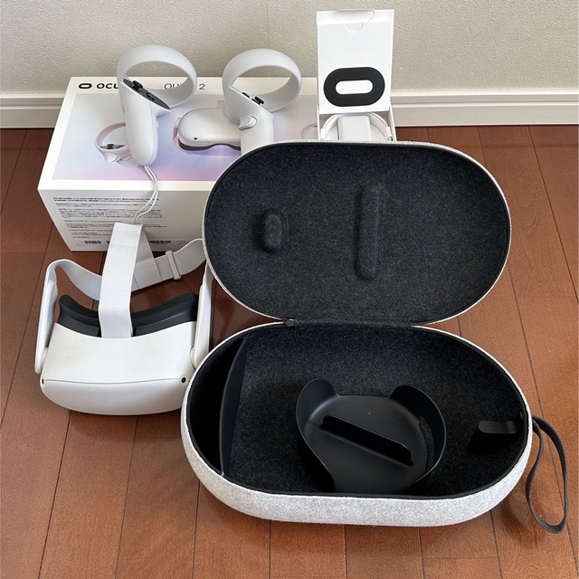 Oculus Quest2 256GB (Meta Quest2)(ケース付き) 最新エルメス 52.0